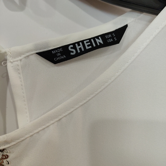 Sheer sequined shift dress - Picture 2 of 7